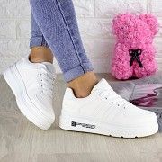 Стильные женские кроссовки Jean белые 1282 (39 размер) Мелитополь