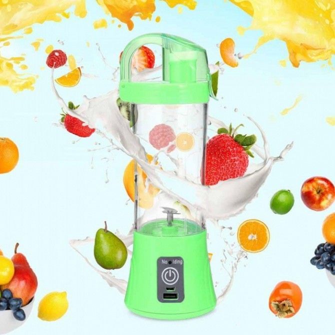 Портативный USB блендер Juicer QL-602 Салатовый Киев - изображение 1