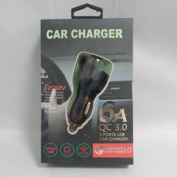 Автомобильное зарядное устройство 2 юсб 2.1 А car charger 009 Киев - изображение 1