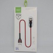 Шнур для зарядки для Iphone - USB GOLF GC-74 кабель 1 метр Красный Київ