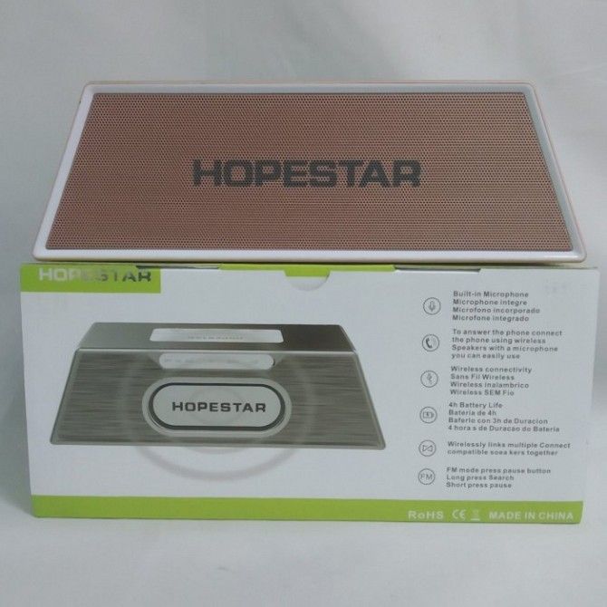 Портативная bluetooth колонка спикер Hopestar H28 Светло-коричневый Киев - изображение 1