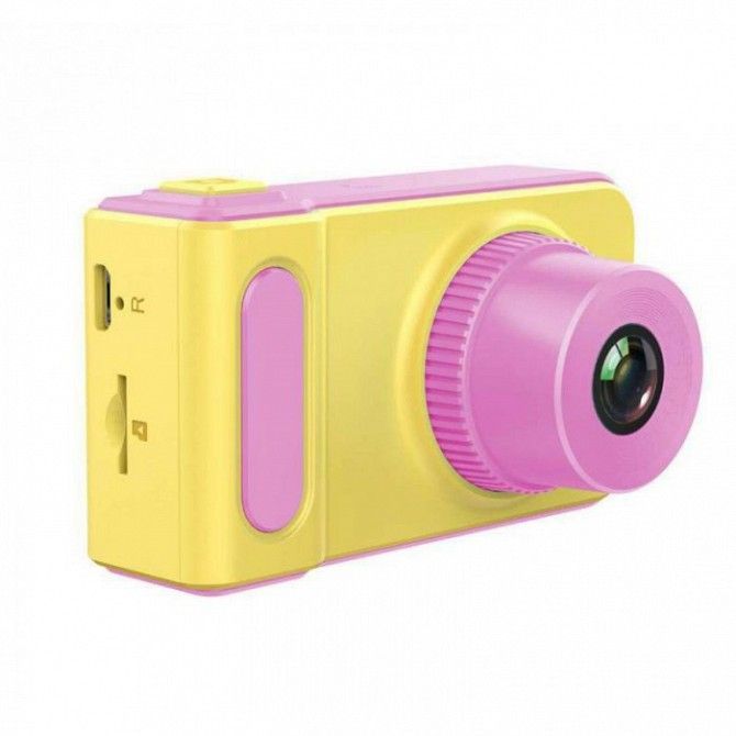 Детский цифровой фотоаппарат Smart Kids Camera V7 Розовый Київ - изображение 1