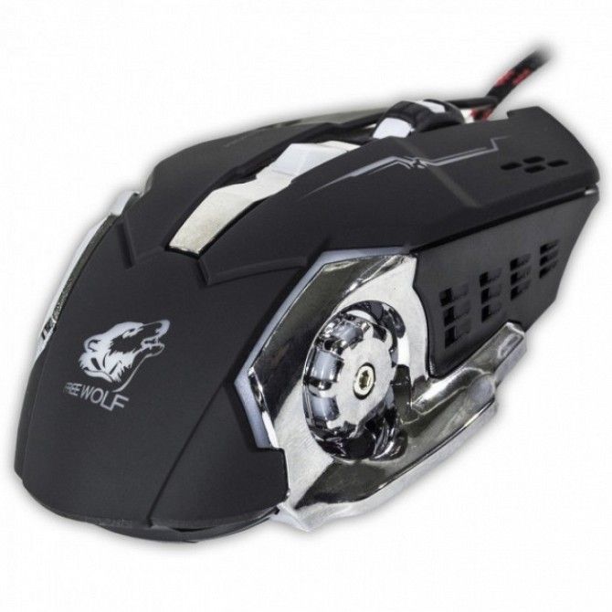 Игровая компьютерная мышь проводная с подсветкой Zornwee Z 42 Чёрная Кривой Рог - изображение 1
