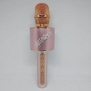 Беспроводной микрофон караоке блютуз YS 66 Bluetooth динамик USB Светло-розовый Кривой Рог