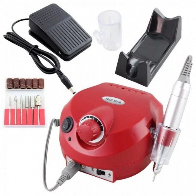 Фрезер для маникюра и педикюра Nail Drill DM-202 35000 оборотов 30 Вт БОРДОВЫЙ Кривой Рог - изображение 1