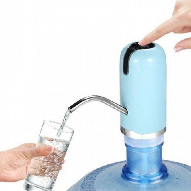 Электрическая аккумуляторная помпа для воды Charging Pump C60 Голубая Кривой Рог - изображение 1
