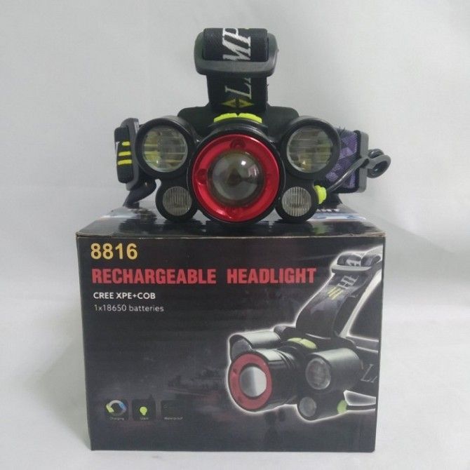 Налобный фонарь BL POLICE 8816 T6 фонарик 1050 Lumen Кривой Рог - изображение 1