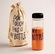 Бутылка для напитков MY BOTTLE 500ml с чехлом Чёрная Кривой Рог
