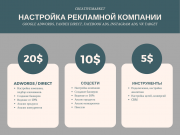 Настроим рекламу adwords, direct, vkontakte, facebook, instagram Киев