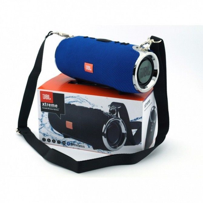 Портативная bluetooth колонка спикер JBL Xtreme mini FM, MP3, радио Синяя Кривой Рог - изображение 1