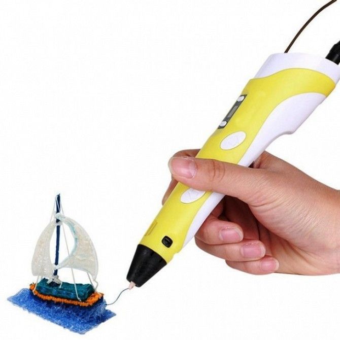 3D ручка для рисования с экраном 3д Ручка Pen2 MyRiwell с LCD дисплеем Жёлтая Кривой Рог - изображение 1