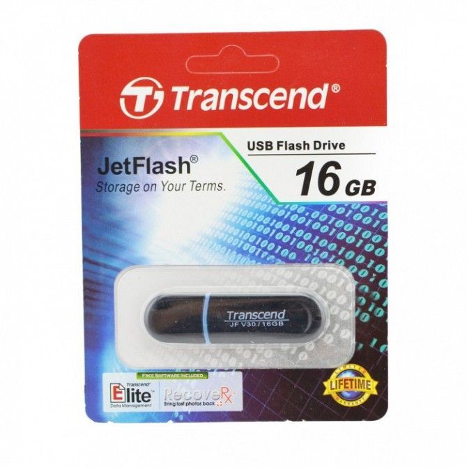 Флеш память USB Transcend JetFlash 350 16GB Кривой Рог - изображение 1