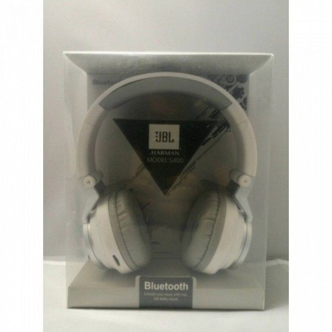 Bluetooth наушники Wireless Headphones Harman JBL S400BT с FM MP3 microSD/TF белые Кривой Рог - изображение 1