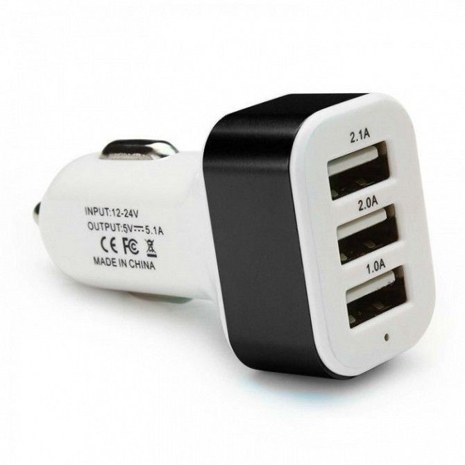 USB зарядка от прикуривателя в авто на 3 USB Кривой Рог - изображение 1