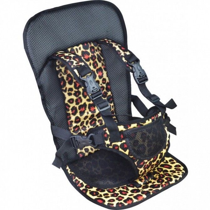 Автомобильное кресло для детей Multi Function Car Cushion Желтое (леопардовое) Кривой Рог - изображение 1