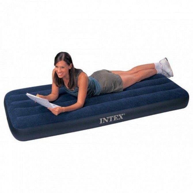 Велюровый односпальный матрас Intex 64756 191x76x25 см Кривой Рог - изображение 1
