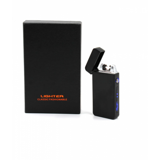 Электроимпульсная зажигалка ZGP 19 дуговая usb зажигалка юсб Чёрная Кривой Рог - изображение 1