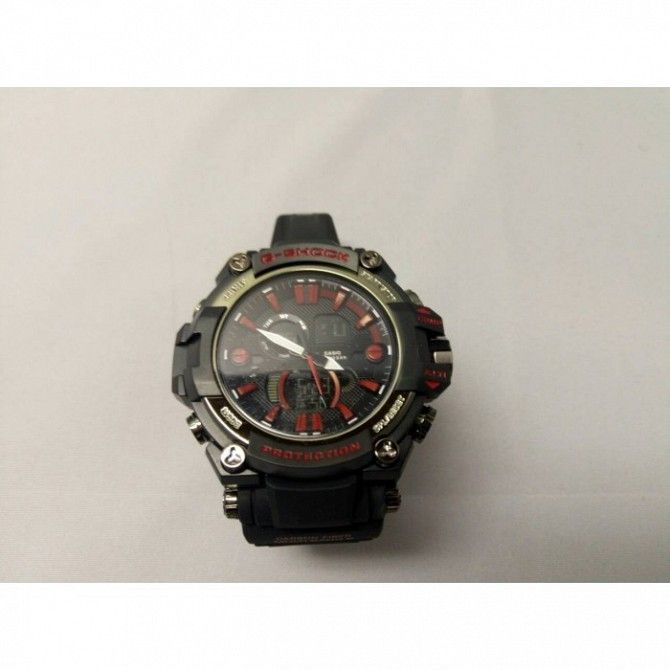 Кварцевые спортивные Наручные Часы G-Shock 2 protection Чёрно-красные Кривой Рог - изображение 1