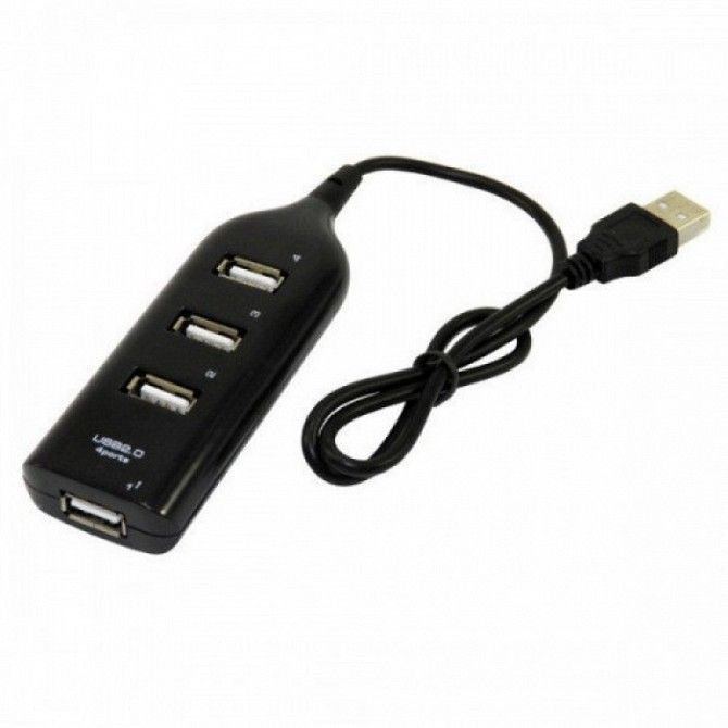 Разветвитель USB HUB хаб на 4 порта зарядка Концентратор Кривой Рог - изображение 1