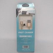 Магнитный кабель M3 для Iphone Magnetic USB Cable 1 метр ЗОЛОТОЙ в обмотке Киев