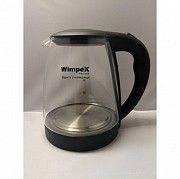 Дисковый Электро чайник Wimpex WX-2850 1850W 2L стекло с подсветкой Киев