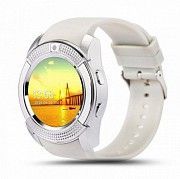 Сенсорные Smart Watch V8 смарт часы умные часы Белые Київ