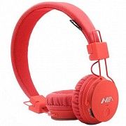 Беспроводные Bluetooth Наушники с MP3 плеером NIA-X2 Радио блютуз Красные Киев