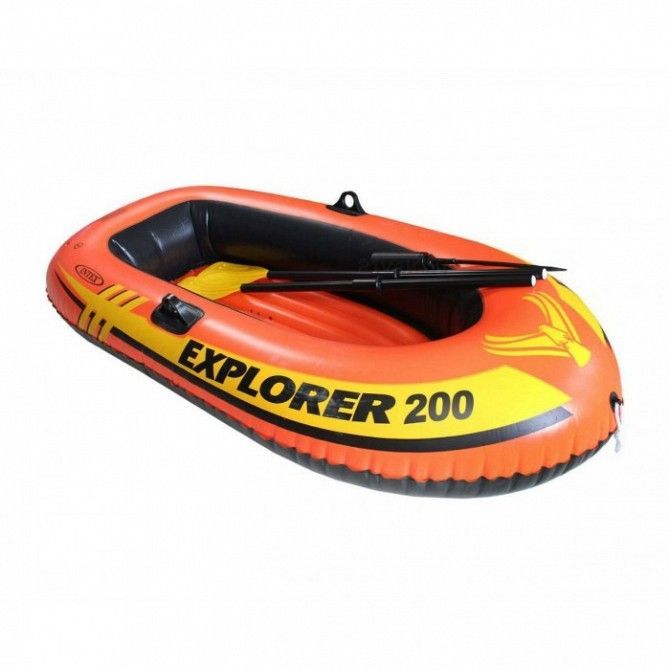 Лодка Intex EXPLORER 58331, весла, насос, 185х94х41см Київ - изображение 1