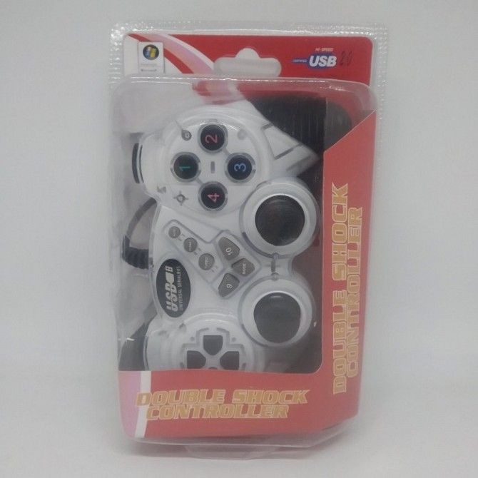 Игровой манипулятор TURBO USB GAMEPAD DJ-906 джойстик для ПК Белый Киев - изображение 1