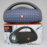 Портативная bluetooth колонка влагостойкая JBL Boombox B9 mini FM, MP3, радио Серая с треугольниками Киев