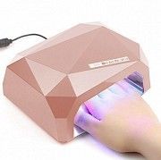 УФ лампа для наращивания ногтей на 36 Вт Beauty nail CCF + Led сенсор гель, лак Жемчужно-розовый Киев