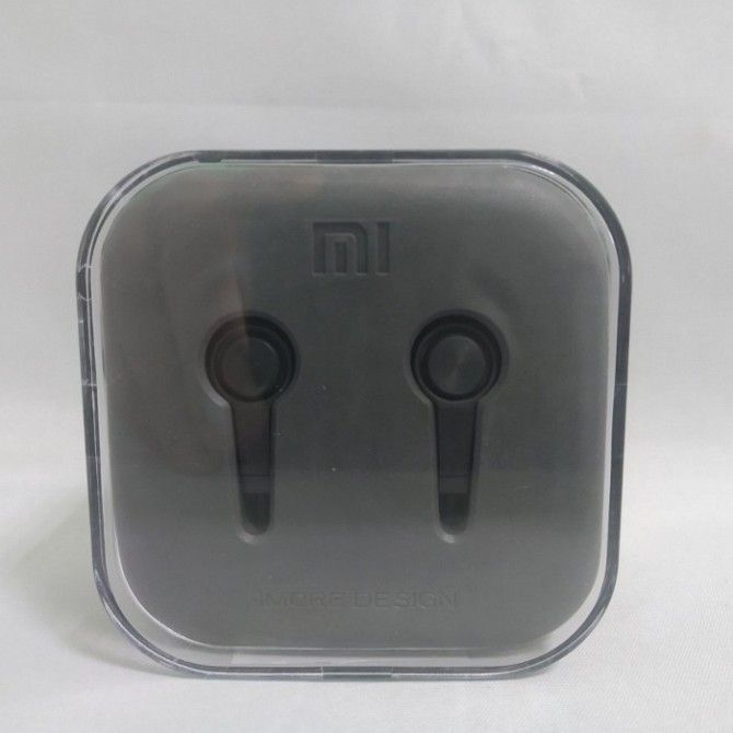 Вакуумные наушники гарнитура XIAOMI M5 Piston с микрофоном Чёрный Київ - изображение 1