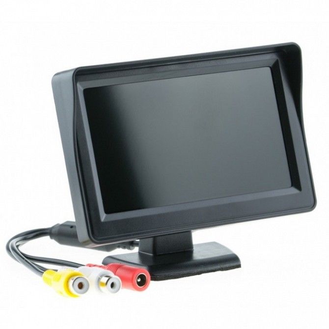 Монитор автомобильный UKC TFT LCD 4,3" для двух камер Киев - изображение 1
