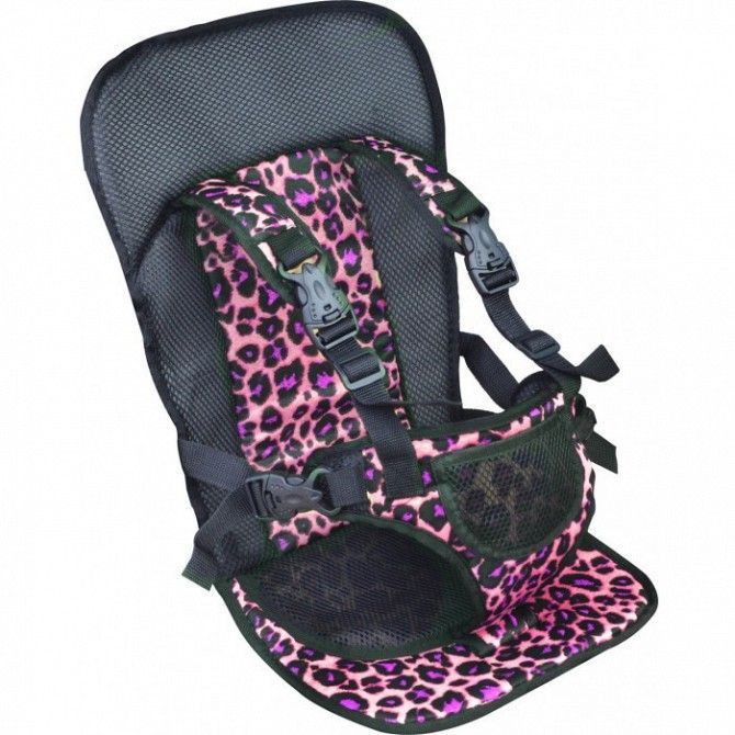 Автомобильное кресло для детей Multi Function Car Cushion Розовое (леопардовое) Киев - изображение 1