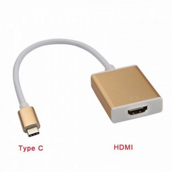 Адаптер Переходник USB 3.1 Type-C to HDMI Adapter, конвертер 720p/1080p Киев - изображение 1