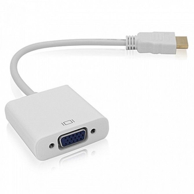 Адаптер HDMI to VGA переходник, конвертер, 720p/1080p Київ - изображение 1