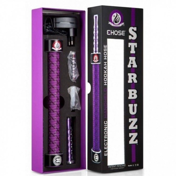 Электронный кальян Shisha 5140 Starbuzz E-Hose Фиолетовый Киев - изображение 1