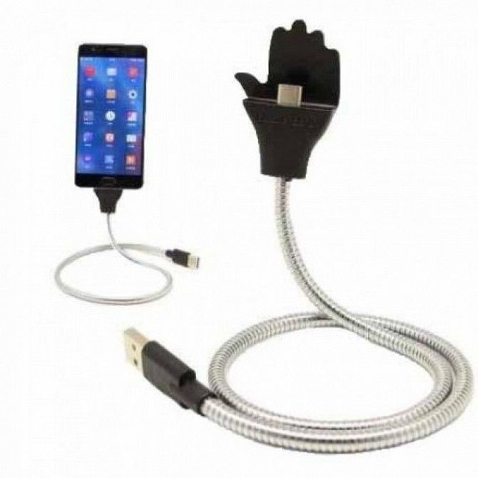 Кабель для зарядки металлический ладонь (palms cable) шнур Киев - изображение 1