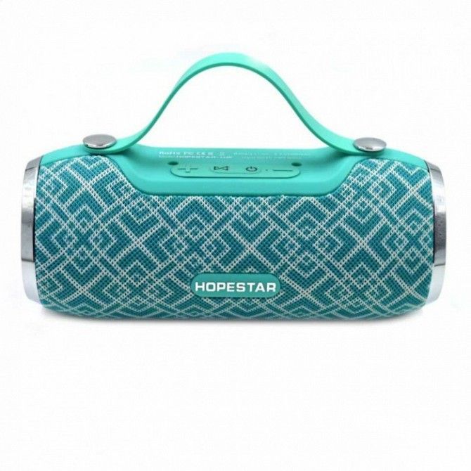 Портативная bluetooth колонка спикер Hopestar H40 Бирюзовый Киев - изображение 1