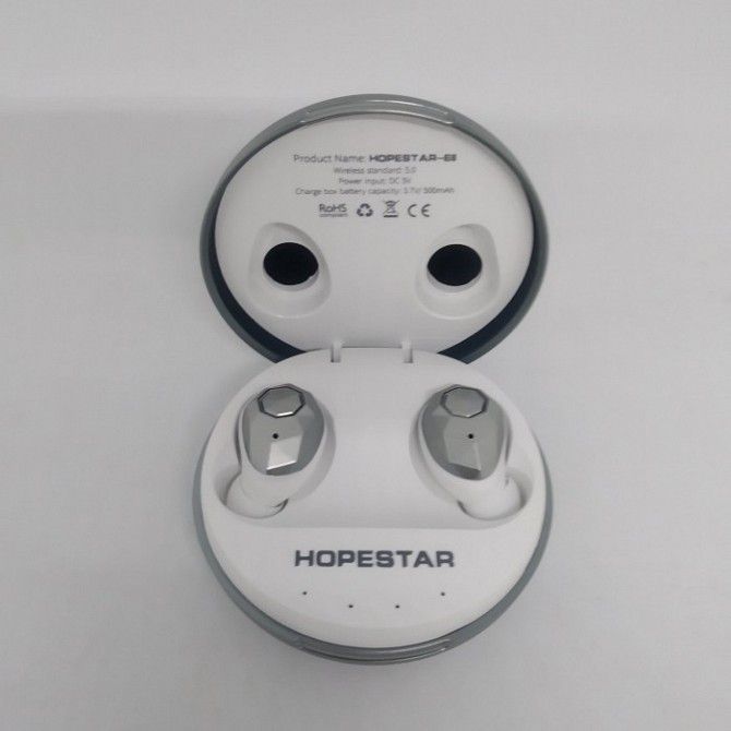 Беспроводные наушники TWS Hopestar E6 Bluetooth гарнитура 500 МАч Белые Киев - изображение 1