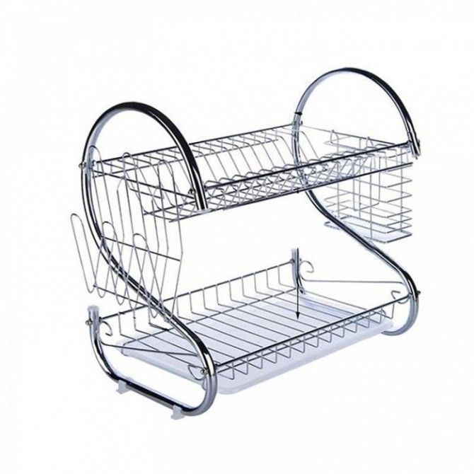 Сушилка для посуды Стойка для хранения посуды kitchen storage rack Київ - изображение 1