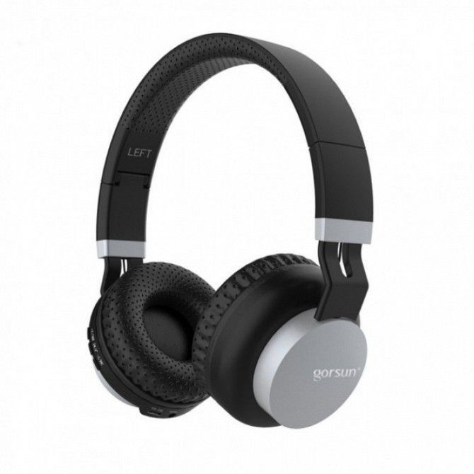 Беспроводные Bluetooth Стерео наушники Gorsun GS-E89 Чёрные с Серым Киев - изображение 1