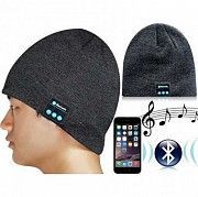 Шапка с Bluetooth 3.0 гарнитурой (Music Hat) Серая Київ