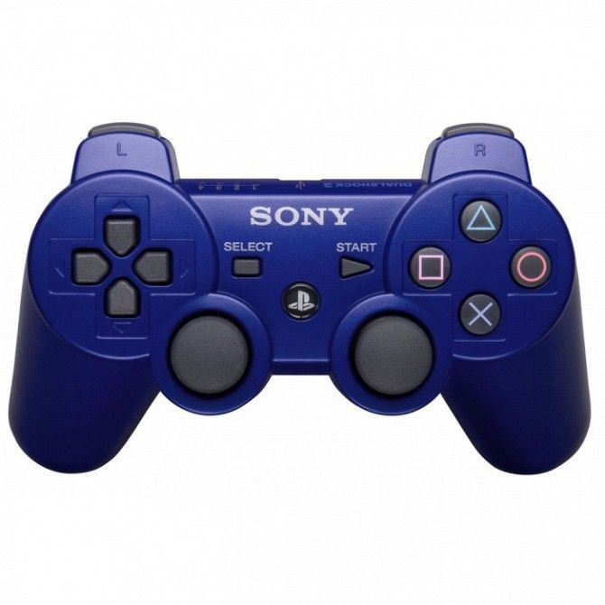 Беспроводной Джойстик Sony Геймпад PS3 для Sony PlayStation PS Синий Киев - изображение 1
