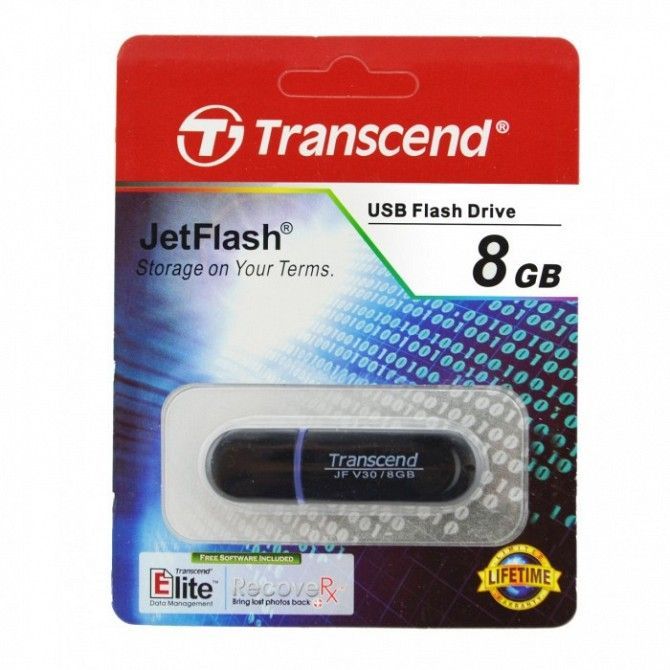 Флеш память (флешка) USB Transcend JetFlash 350 8GB Киев - изображение 1