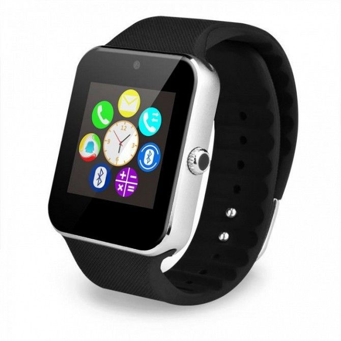 Умные часы телефон Smart Watch GT08 СЕРЫЕ Київ - изображение 1