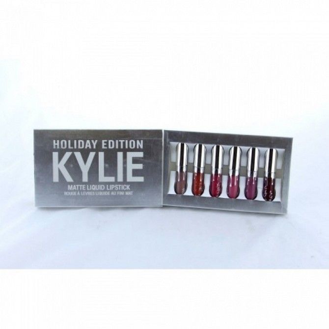 Набор жидких матовых помад Kylie Holiday Edition 6 шт Киев - изображение 1