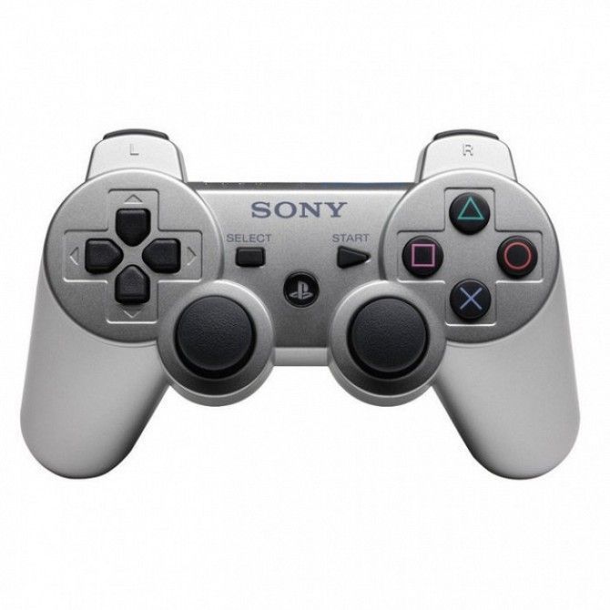 Беспроводной Джойстик Sony Геймпад PS3 для Sony PlayStation PS Серый Київ - изображение 1