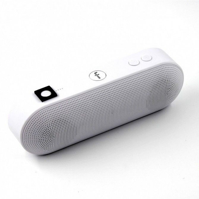 Портативная bluetooth колонка MLL - 60 ФМ, MP3, USB, радио Белый Киев - изображение 1