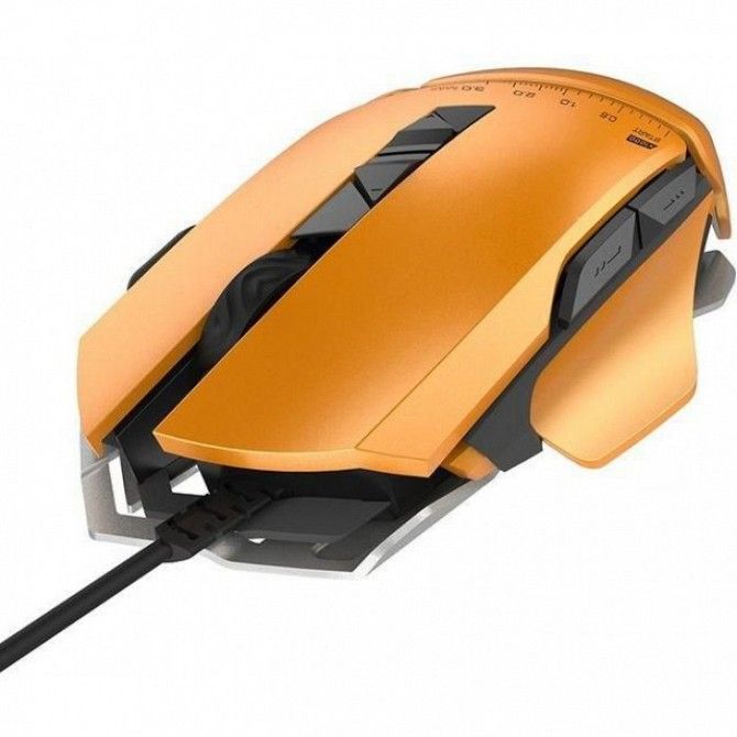 Компьютерная игровая мышь, мышка Zornwee GX10 с подсветкой Золотой Київ - изображение 1